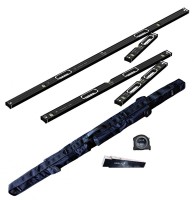 Stabila 196-2 7 PC Set with 40cm, 61cm, 122cm, 183cm Dark Shadow Limited Edition Levels + Dedicated Bag, 5m Tape & Foldi &pound;369.00
